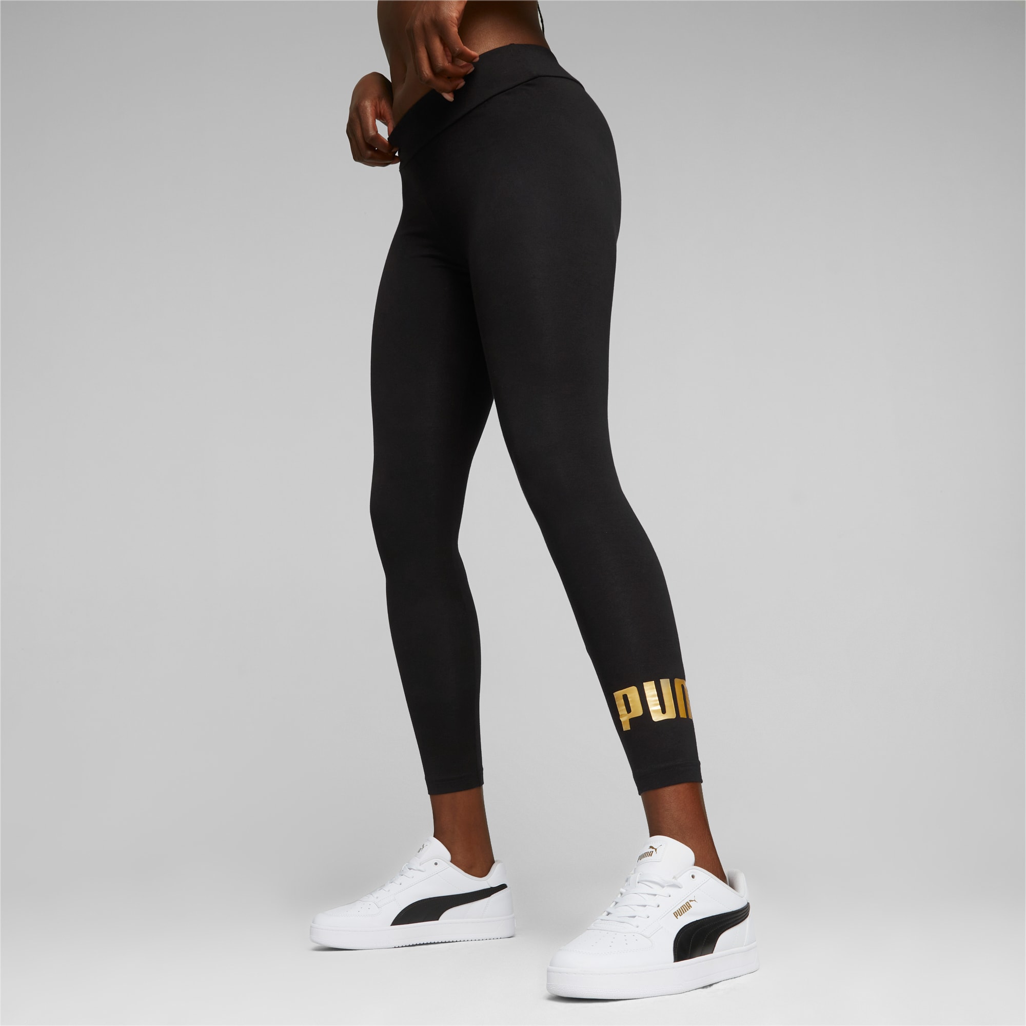 Puma store metallic leggings